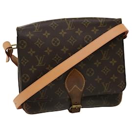 Louis Vuitton-LOUIS VUITTON Monogram Cartouchiere GM Shoulder Bag Vintage M51252 LV  yt875-Monogram