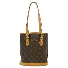 Louis Vuitton-LOUIS VUITTON Monogram Bucket PM Shoulder Bag M42238 LV Auth pt2409-Other