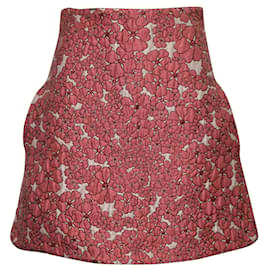 Giambattista Valli-Pink Floral Jacquard Skirt-Pink