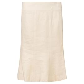 Chanel-A-Line Vintage Skirt-Flesh
