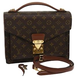 Louis Vuitton-Louis Vuitton Monogram Monceau28 2Way Shoulder Hand Bag M51185 LV Auth 29970a-Monogram