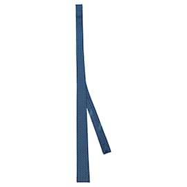Salvatore Ferragamo-Salvatore Ferragamo Patterened Silk Necktie-Blue