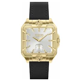 Autre Marque-Versus Versace Teatro Strap Watch-Golden,Metallic
