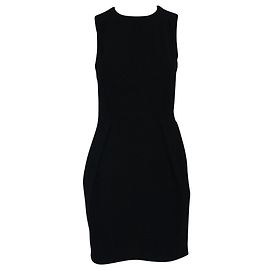 Calvin Klein Schwarzes ärmelloses Kleid Schwarz