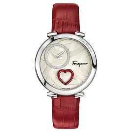 Salvatore Ferragamo Cuore Ferragamo Strap Watch Metallic