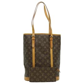 Louis Vuitton-LOUIS VUITTON Monogram Bucket GM Shoulder Bag M42236 LV Auth ar7115-Monogram