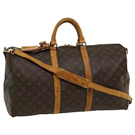 Louis Vuitton-Louis Vuitton Bandoulière Keepall Monogram 50 Sac Boston M41416 LV Auth rd2293-Autre