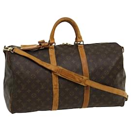 Louis Vuitton-Louis Vuitton Monogram Keepall Bandouliere 50 Boston Bag M41416 LV Auth rd2293-Other