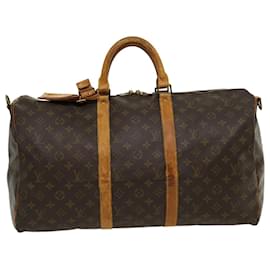 Louis Vuitton-Louis Vuitton Bandoulière Keepall Monogram 50 Sac Boston M41416 LV Auth rd2293-Autre