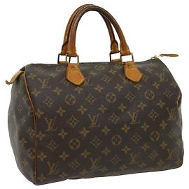 Louis Vuitton Monogram Speedy 30 Hand Bag M41526 LV Auth th2778 Monogram