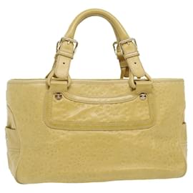 Céline-CELINE Boogie Bag Shoulder Bag Leather Beige Auth ar7127-Beige