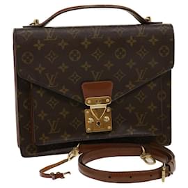 Louis Vuitton-Louis Vuitton Monogram Monceau 2way Shoulder Bag Hand Bag M51185 LV Auth 30024a-Monogram