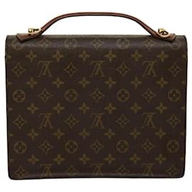 Louis Vuitton-Louis Vuitton-Monogramm Monceau 2Weg Umhängetasche Handtasche M51185 LV Auth 30024BEIM-Monogramm