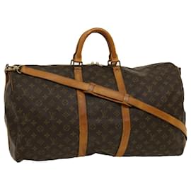 Louis Vuitton-Louis Vuitton Monogram Keepall Bandouliere 55 Boston Bag M.41414 LV Auth lt517-Andere