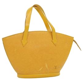 Louis Vuitton-LOUIS VUITTON Epi Saint Jacques Hand Bag Yellow M52279 LV Auth 30054-Yellow