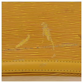 Louis Vuitton-LOUIS VUITTON Epi Saint Jacques Hand Bag Yellow M52279 LV Auth 30054-Yellow