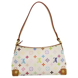 Louis Vuitton-LOUIS VUITTON Monogram Multicolor Eliza Shoulder Bag White M40098 LV Auth rh232a-White