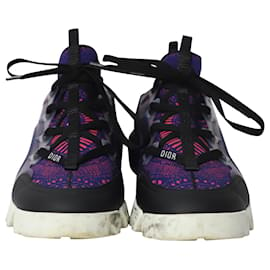 Christian Dior-Dior D-connect Fireworks Print Sneakers in Multicolor Polyester -Other