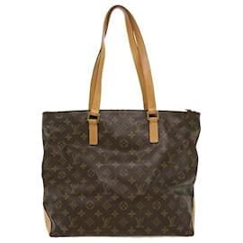 Louis Vuitton-LOUIS VUITTON Monogram Cabas Mezzo Tote Bag M51151 LV Auth tb010-Other