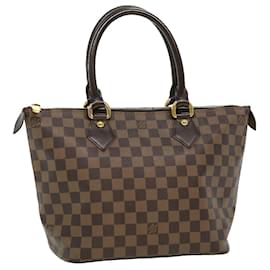 Louis Vuitton-LOUIS VUITTON Damier Ebene Saleya PM Tote Bag N51183 LV Auth lt556A-Autre