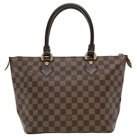 Louis Vuitton-LOUIS VUITTON Damier Ebene Saleya PM Tote Bag N51183 LV Auth lt556A-Autre