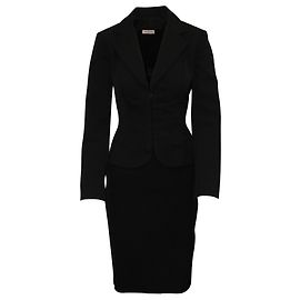 Max & Co Classic Vintage Pencil Skirt and Blazer Set Black