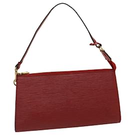 Louis Vuitton-LOUIS VUITTON Epi Pochette Accessoires Pouch Red M52987 LV Auth pt2095-Red