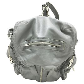 Alexander Wang Grauer Marti-Lederrucksack Grau