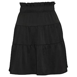 Ba&Sh-Ba&sh Ruffy Tiered Skirt in Black Polyester-Black