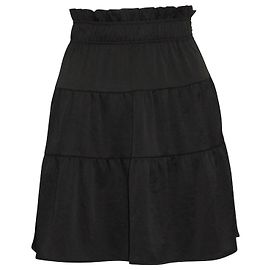 Falda escalonada Ruffy de Ba&sh en poliéster negro Negro