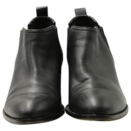 Alexander Wang-Alexander Wang Kori Chelsea Boots in Black Leather-Black