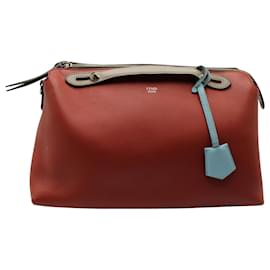 Fendi-Fendi Sac By The Way Medium en Cuir Rouge-Rouge