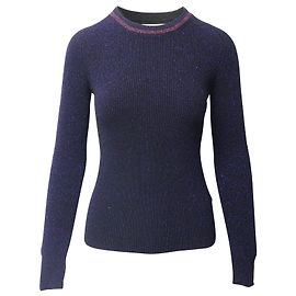 Ba&Sh Sparkling Sweater in Midnight Blue Polyester Blue