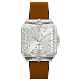 Autre Marque-Versus Versace Teatro Strap Watch-Metallic