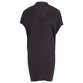 Abito Helmut Lang Cocoon in lana nera Nero