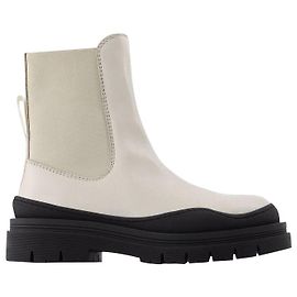 See by Chloé Alli Boots in Ivory Leather Other