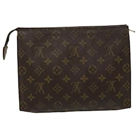 Louis Vuitton-Louis Vuitton Monogram Poche Toilette 26 Pouch M47542 LV Auth ar7117-Monogram