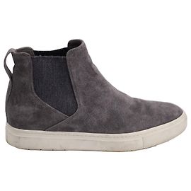 Baskets Plates Vince en Daim Gris Gris