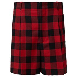 Dior fallen 2019 Karierte Shorts Rot
