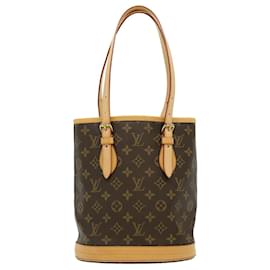 Louis Vuitton-LOUIS VUITTON Monogram Bucket PM Shoulder Bag M42238 LV Auth pt2705a-Other