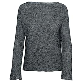 Pull Theory en maille de lin bleu marine Bleu Bleu Marine