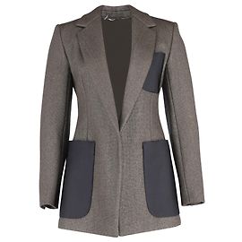 Sportmax Blazer aus grauem Polyamid Grey
