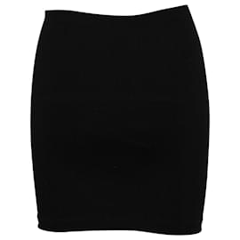 Mini-jupe The Row en polyester noir Noir