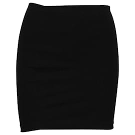 The row-The Row Mini Skirt in Black Polyester-Black