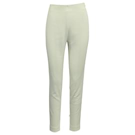 Giambattista Valli-Giambattista Valli Straight Leg Pants in Ecru Cotton -White,Cream
