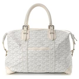 Goyard Boeing Chevron Branco 30 Saco de Boston Outro