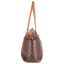 Louis Vuitton-Louis Vuitton Totally MM Monogram Tote Bag in Brown Leather -Other