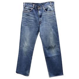 Céline Celine Kurt Jeans aus blauer Denim-Baumwolle Blau