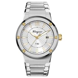 Salvatore Ferragamo-Salvatore Ferragamo F-80 Montre-bracelet-Métallisé