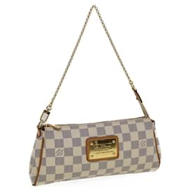 Louis Vuitton-Louis Vuitton Damier Azur Eva 2Way Shoulder Hand Pouch N55214 LV Auth 30078a-Other